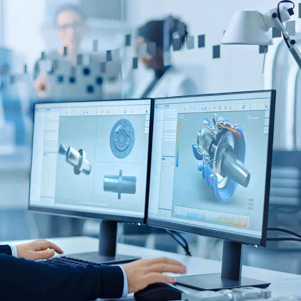 Image of CAD showing automotive parts.