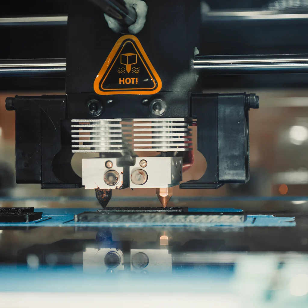 3D printing ceramic molds for investment casting.