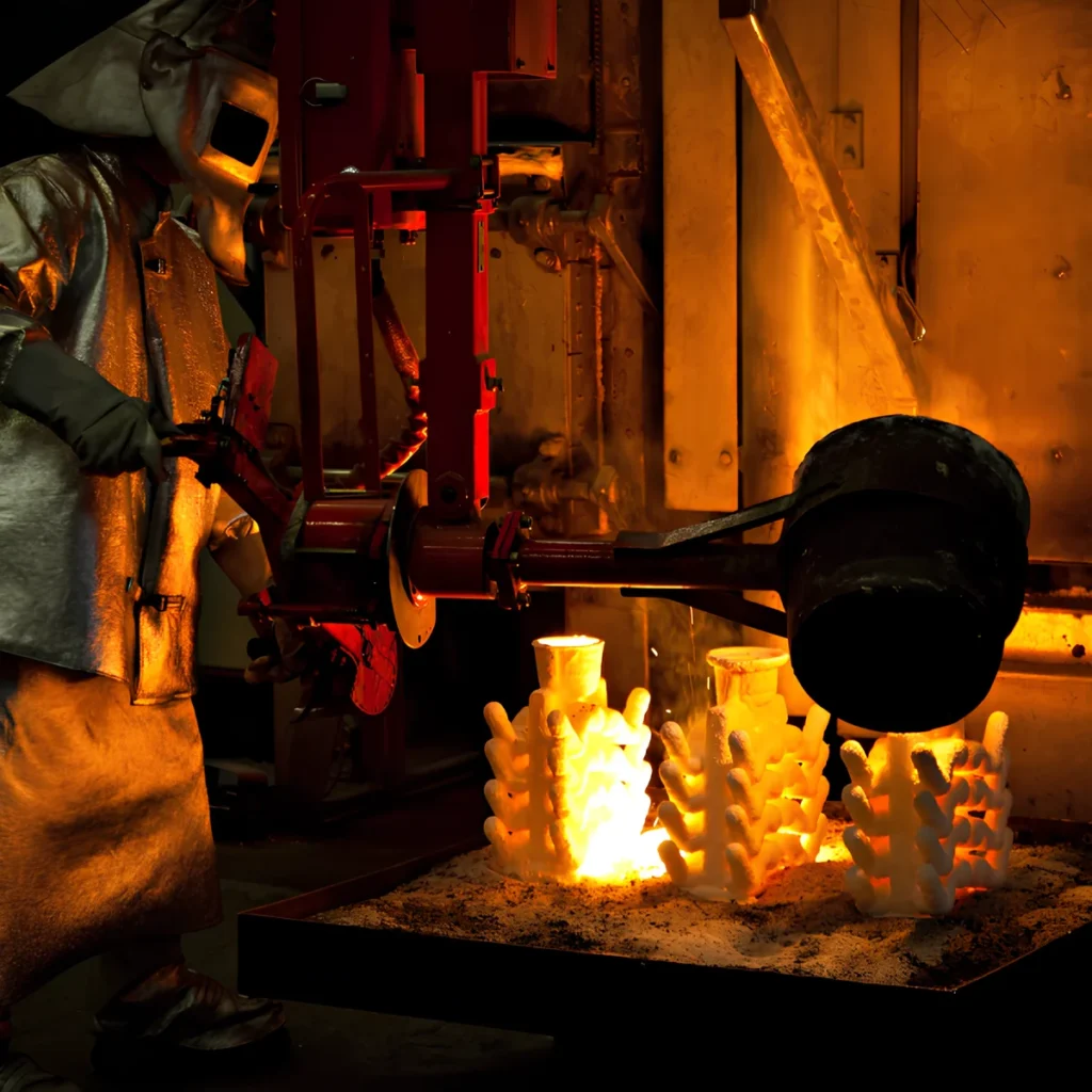 Casting facility producing high-performance components.
