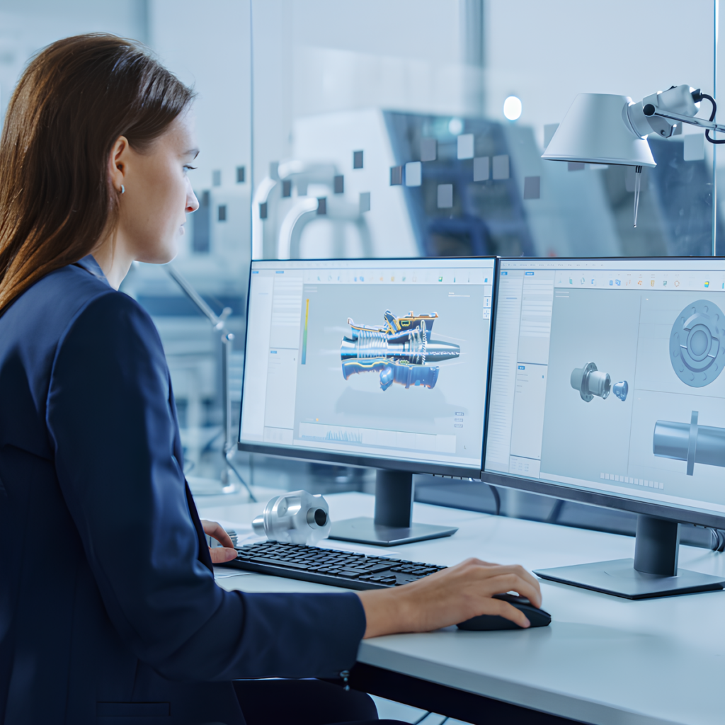 Image of digital model analysis.