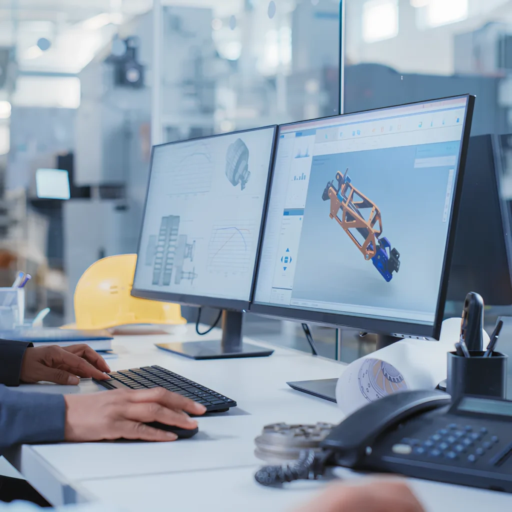 Image of digital model analysis.