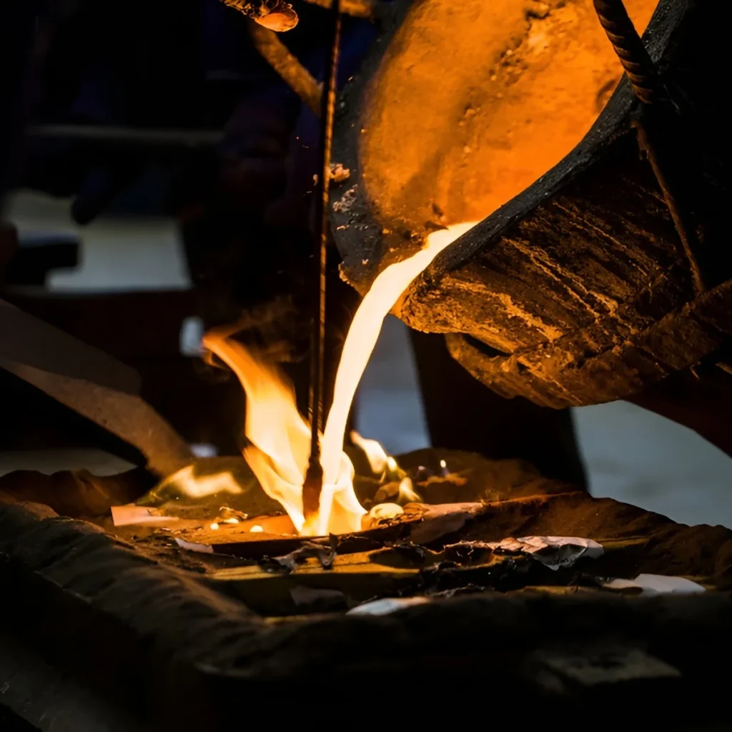 Image of metal casting.