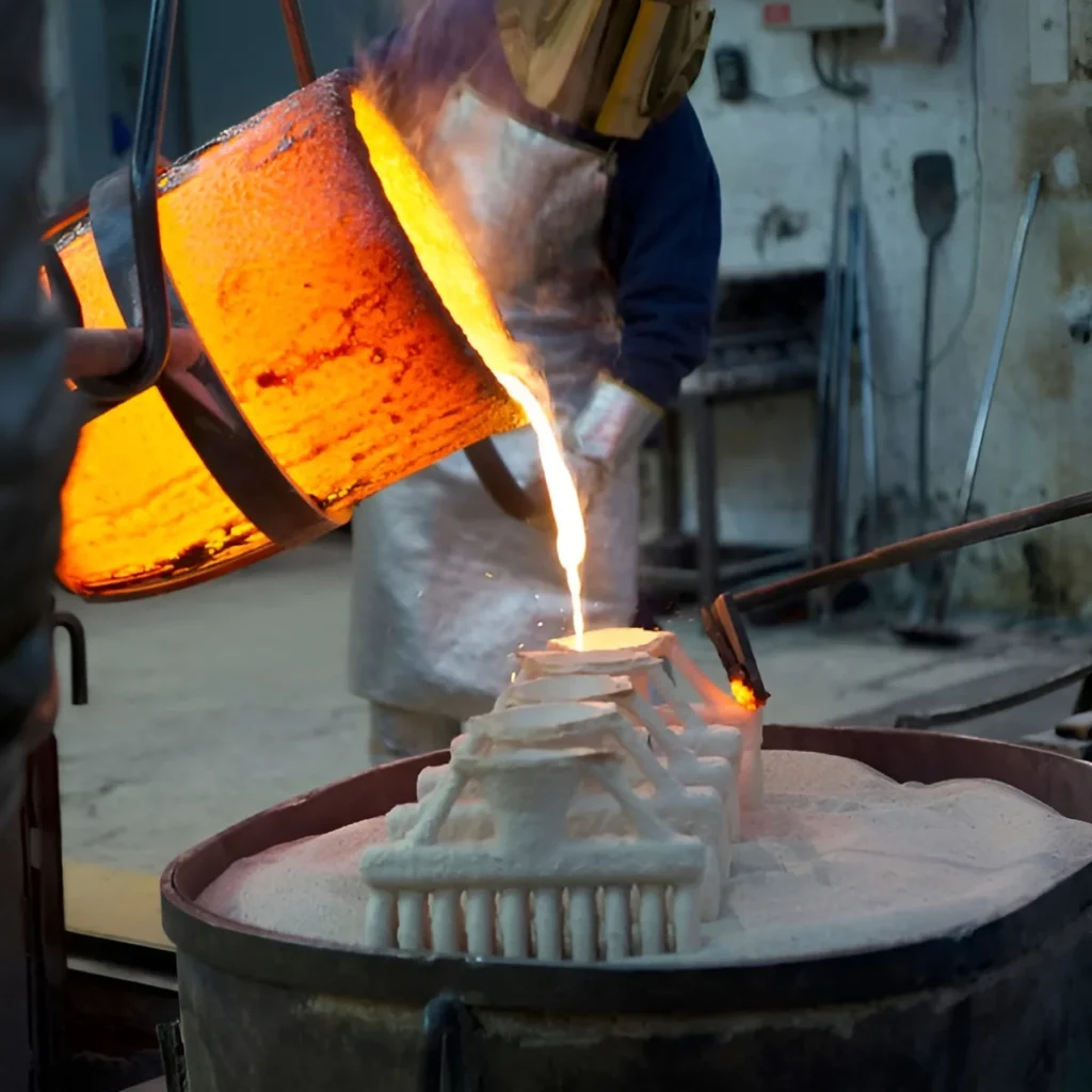 Image of precision metal casting.