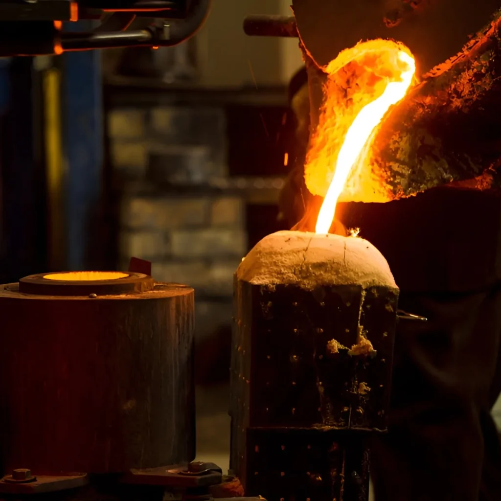 Image of precision metal casting.